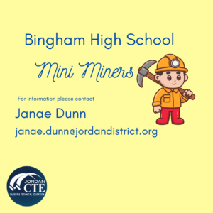 graphic for mini miners preschool